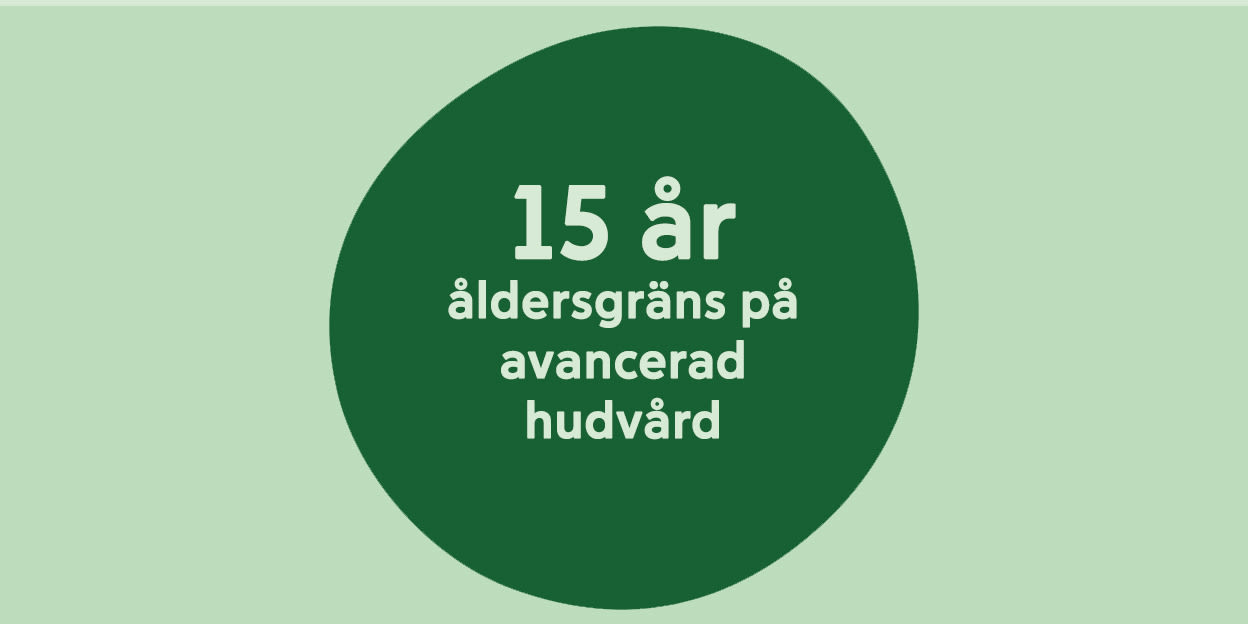 Apotek hjärtat har åldersgräns på avancerad hudvård